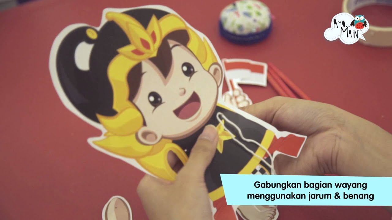 Contoh Gambar Mewarnai Gambar Kartun Wayang KataUcap