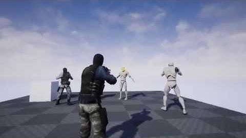 Unreal Engine 4 with Counter Strike: Source Assets