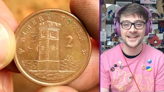 A Towering 2p Coin!!! The Unhuntables!!! 2p Coin Hunt & Podcast #33