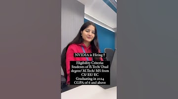 OFF-CAMPUS DRIVE || NVIDIA Hiring