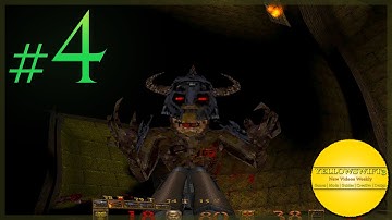 Quake 1.5 Walkthrough | The Grisly Grotto | Nightmare Difficulty | E1M4