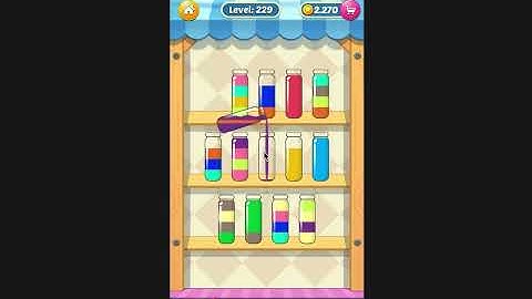 Water Sort Puzzle I Level 229 I  Facebook I SOLVED