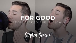 For Good  Wicked (cover by Stephen Scaccia)