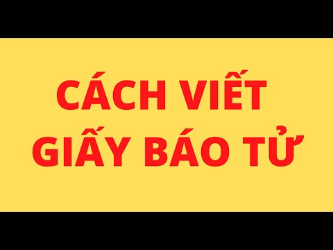 Video: Làm Thế Nào để Có được Một Giấy Chứng Tử Trùng Lặp