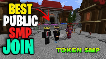 🏆 Join Best Token Public Smp Server For Minecraft 💰 | Java + PE | Free To Join ⭐ #minecraft