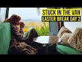 Escaping The Rain In Our Campervan | Van Life Easter Break Day 2