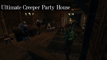 Ultimate Creeper Party House - Morrowind Mod Showcase