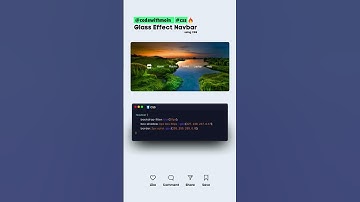 Stunning Glass Effect UI with CSS ✨ #css #glassmorphism