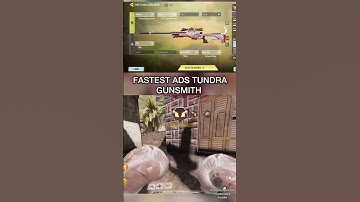 Best fast ads Lw3 Tundra gunsmith #codm #codmobile #lw3tundra