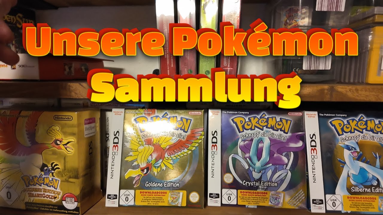 Unsere Pokémon Spiele Sammlung