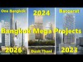 Bangkok Mega Construction Projects Lumpini Park - Bangkok One - Dusit Central Park - Baccarat Hotel