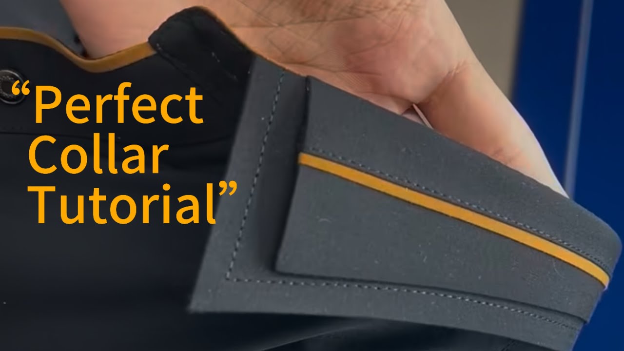 👉 Step-by-Step: How to Sew a Perfect Collar (Tailoring Tutorial) - YouTube
