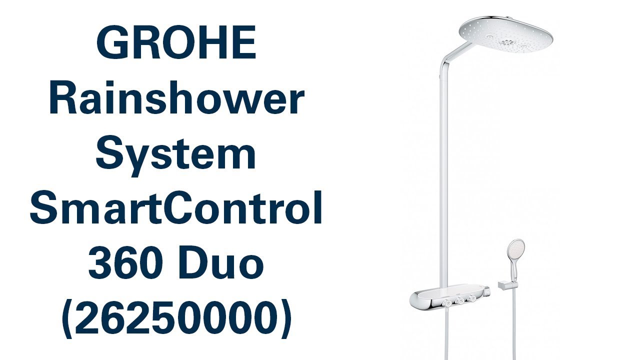 Morse code onkruid Schandalig GROHE Rainshower System SmartControl 360 Duo (26250000) unboxing - YouTube