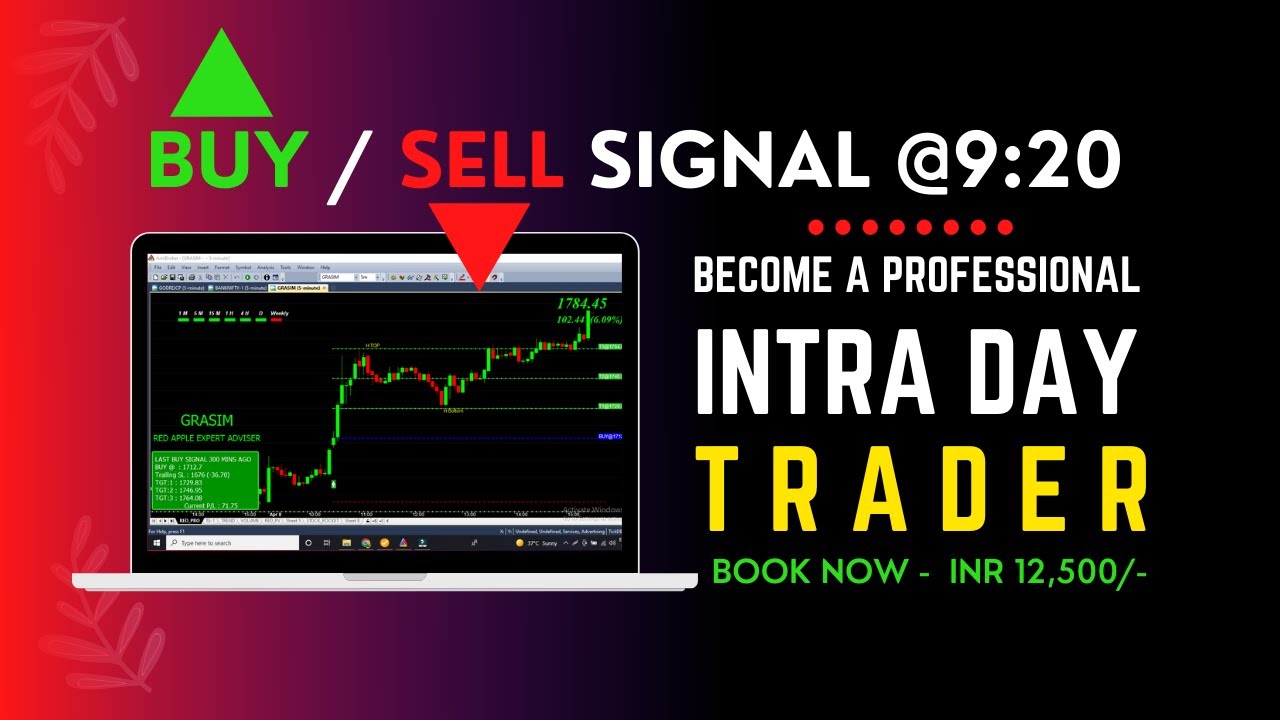 Worlds Best Buy Sell Signals  Software  I  Red Apple Strategy I  Indian Stock market I  live trade