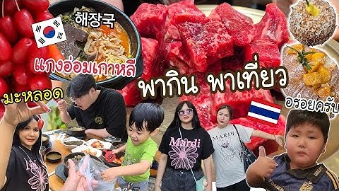 Ep.1637 #แม่บ้านเกาหลี มีแขกมาเยือนพากินพาเที่ยวทั้งวัน น้ำตกเปียโน ทุ่งดอกป๊อปปี้ เก็บมะหลอดเกาหลี