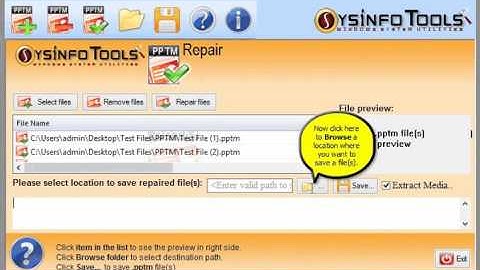 SysInfoTools PPTM Recovery