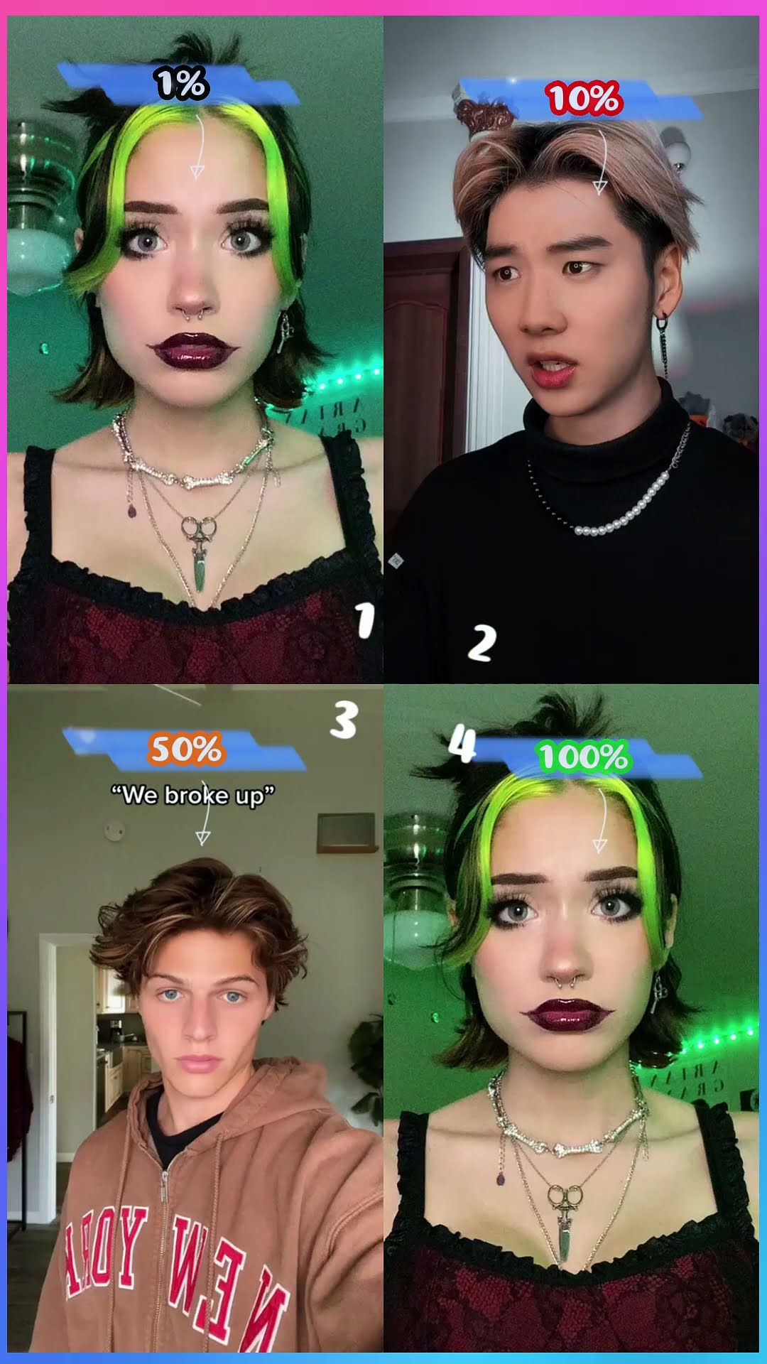 ? MASK REVEAL? 1, 10, 50 or 100 #shorts #tiktok #viral #dance #cute #funny #trend
