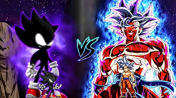 Dark Sonic V2 OP (New) VS Son Goku US MUI V3.5 OP in Jump Force Mugen