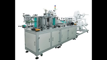Automatic elastic ear loop fold mask making machine