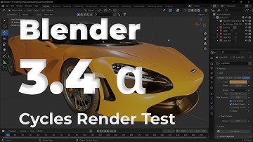 Blender 3.4 Alpha - Render Cycles Test