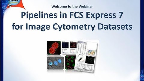 Pipelines in FCS Express 7 for Image Data