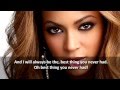 Beyonce New Song-  Best Thing I Never Had with Lyrics