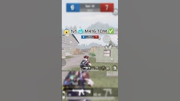 BGMI 1v1 M416 TDM ✅ #Shorts