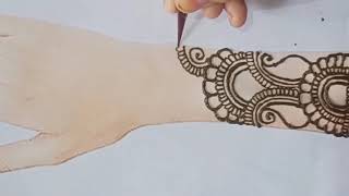 beautiful front hand mehendi design/easy front hand mehendi design/simple mehendi design/easy Heena.