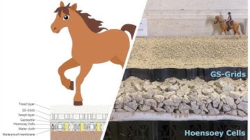 The Ultimate Drainage and Mud Management Solution fro Horse Paddock with GS Grids and Hoensoey Cells