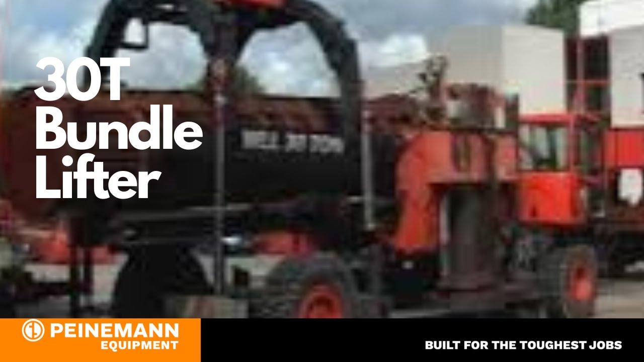 Bundle Lifter 30 tons - Peinemann Equipment - YouTube