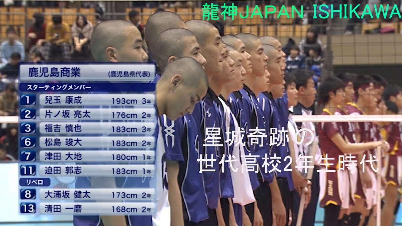 星城vs鹿児島商業 準決勝 2セット目 データ損傷の為途中まで 2013年 65