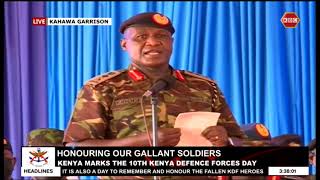 President Uhuru Kenyatta gracing the Kenya Defence Forces (KDF) Day AsanteKDF ThankYouKDF