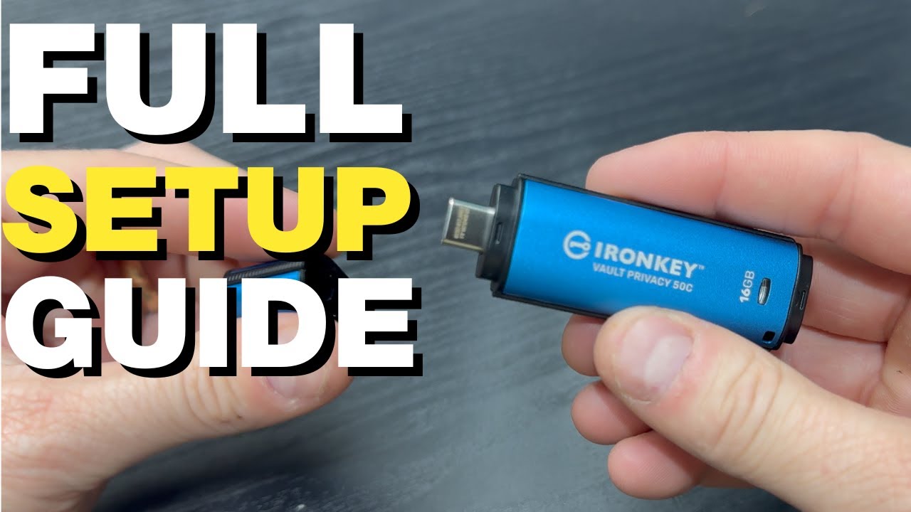 How to Setup Kingston Ironkey - Encrypted USB Tutorial