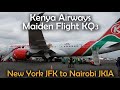 Kenya Airways Maiden Flight KQ003 - NEW YORK CITY to NAIROBI & Welcome Ceremony