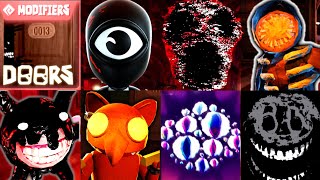 Roblox Doors Modifiers Update All Jumpscares & All Entity Modifiers Showcase