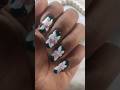 Freehand Floral Nail Art #nailart #naildesign #floralnailart #freehandnailart #simplenails #nails