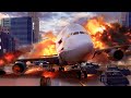 Emergency landings in the city  airplane crashes  unplanned landings besiege plane crash