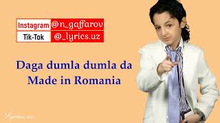 Ionut Cercel - Made in Romania (lyrics and translate by @n_gaffarov)