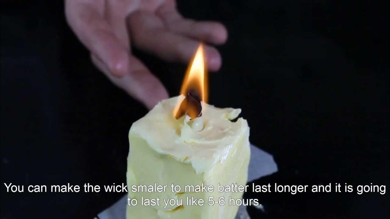 How To Make a Butter Candle? (Russian) YouTube