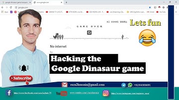 Hacking the google chrome Dinasaur game |google dinasaur game hacking tutorials 2020