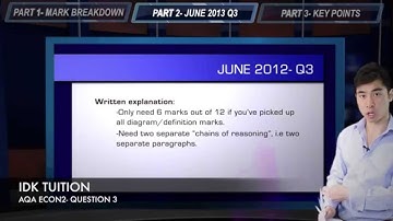 IDK EXAM TECHNIQUE: AQA ECON2 Q3- DIAGRAM (12 MARKS)