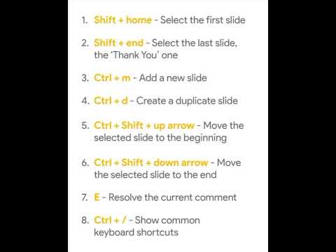 Shortcut key in
