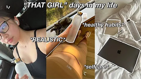 "THAT GIRL" days in my life  morning routine, self...
