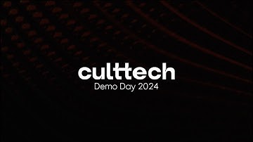 Culttech Accelerator Demo Day | November 2024