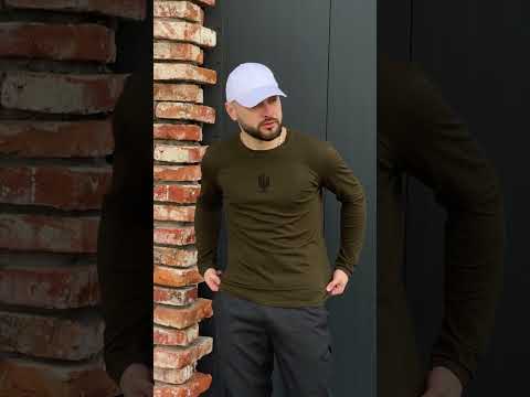 Кофта чоловіча pulse чорна лонгслив весняна осіння лонгслив чоловічий, видео 1