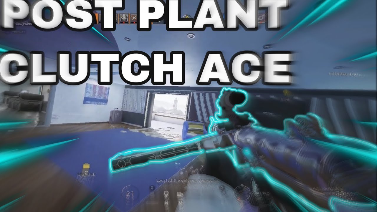 The Frost Post Plant Clutch Ace | Rainbow Six Siege Pc Highlights - YouTube