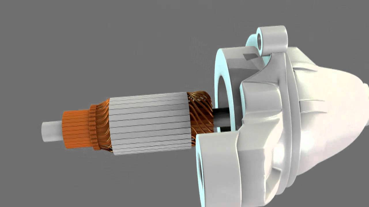 Устройство автомобильного стартера [HD] - YouTube