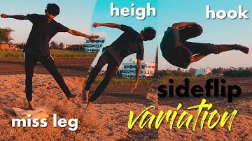 11 type of sideflip/ Sideflip variation/sideflip in different way//hyperhook aashish