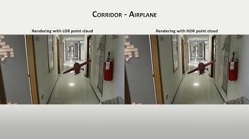 High Dynamic Range Point Clouds for Real-Time Relighting