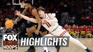 Wisconsin Badgers vs. Maryland Terrapins Big Ten Tournament Highlights | CBB on FOX